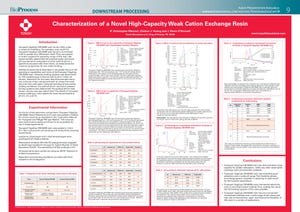 Characterization of a Novel High-Capacity Weak Cation Exchange Resin
