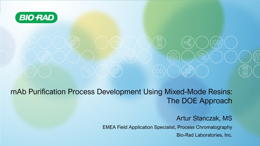 MAb Purification Process Development Using Mixed-Mode Resins — The DOE Approach