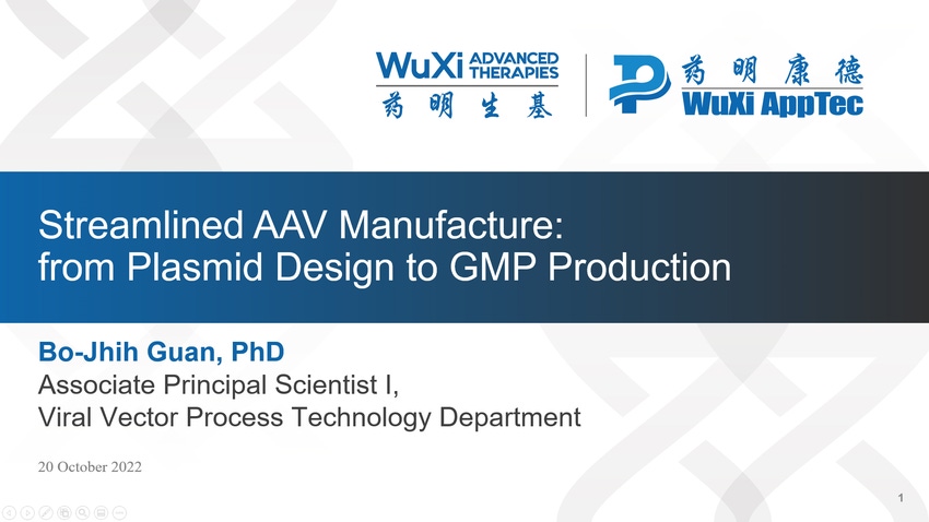 Streamlined AAV Manufacture: From Plasmid Design to GMP Production