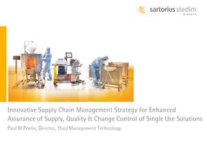 Innovative Raw Material Management and Product Design Strategy for Enhanced Quality, Assurance of Supply, Validation, and Change Control of