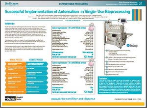 Successful Implementation of Automation in Single-Use Bioprocessing