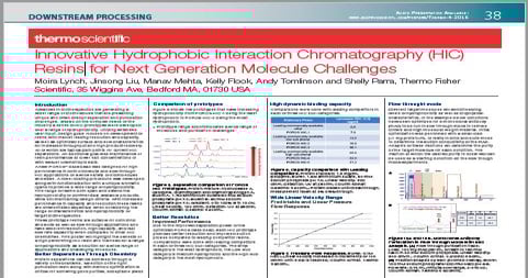 Innovative Hydrophobic Interaction Chromatography (HIC) Resins for Next ...