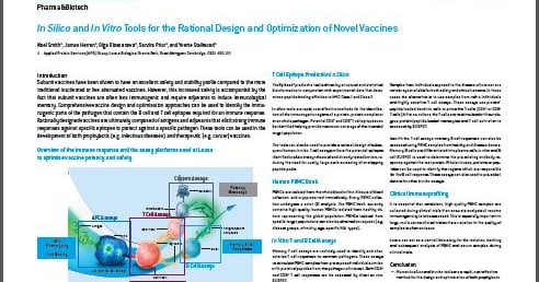 In Silico and In Vitro Tools for the Rational Design and Optimization ...