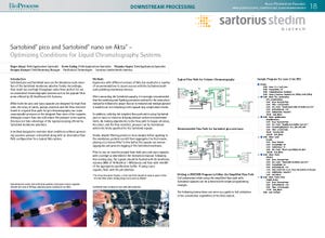 Sartobind&reg; pico and Sartobind&reg; nano on Akta&reg; &ndash; Optimizing Conditions for Liquid Chromatography Systems