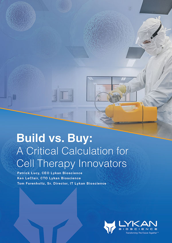Build vs. Buy: A Critical Calculation for Cell Therapy Innovators