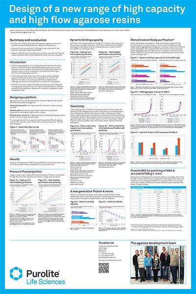 Design of a New Range of High Capacity and High Flow Agarose Resins