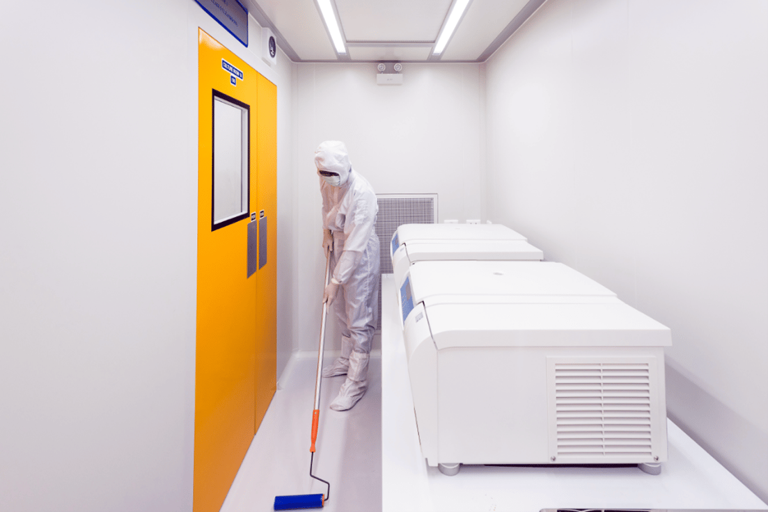 Cleanroom Color High-Performance Coatings in Cleanroom Design