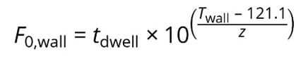 F0 Value Calculation Sterilization Lethality in Steam-in-Place Validation