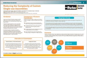 Reducing the Complexity of Custom Single-Use Assemblies