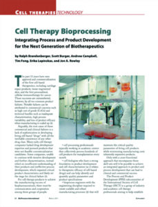 The Innovations and Importance of Cell Manufacturing - BioProcess ...