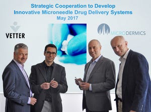 Vetter and Microdermics Enter into a Strategic Cooperation Agreement to Develop Innovative Microneedle Drug Delivery Systems