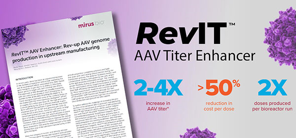 RevIT™ AAV Enhancer: Rev-up AAV genome production in upstream manufacturing