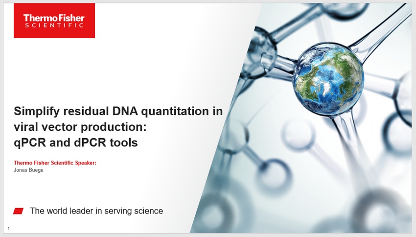 Simplify Residual DNA Quantitation in Viral Vector Production With qPCR and dPCR Tools