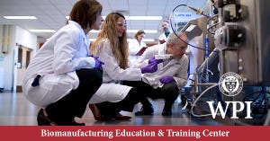 WPI’s Biomanufacturing Education and Training Center 2018 Schedule