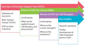 Decision-Support Tools for Monoclonal Antibody and Cell Therapy Bioprocessing: Current Landscape and Development Opportunities