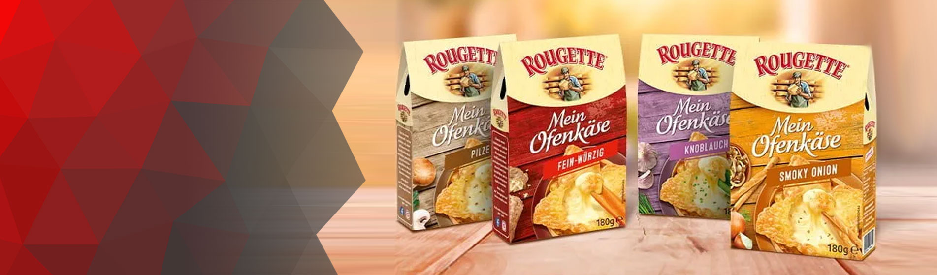 Website für Rougette Ofenkäse