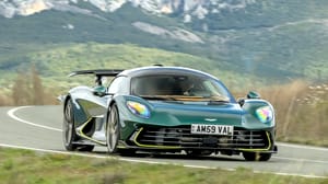 The 2026 Aston Martin Valhalla strikes a very different pose from the company's traditional models.