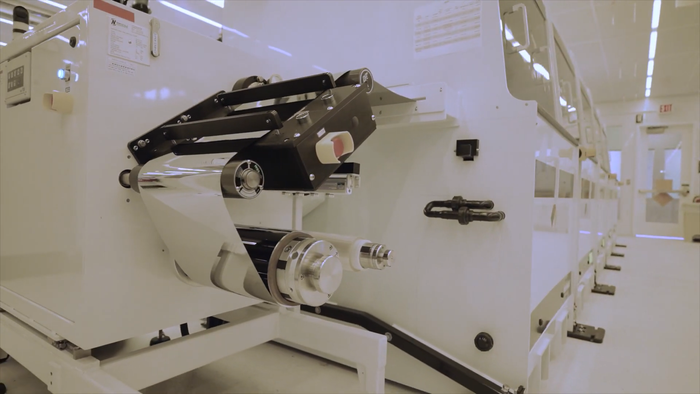 Ensurge roll-to-roll microbattery manufacturing