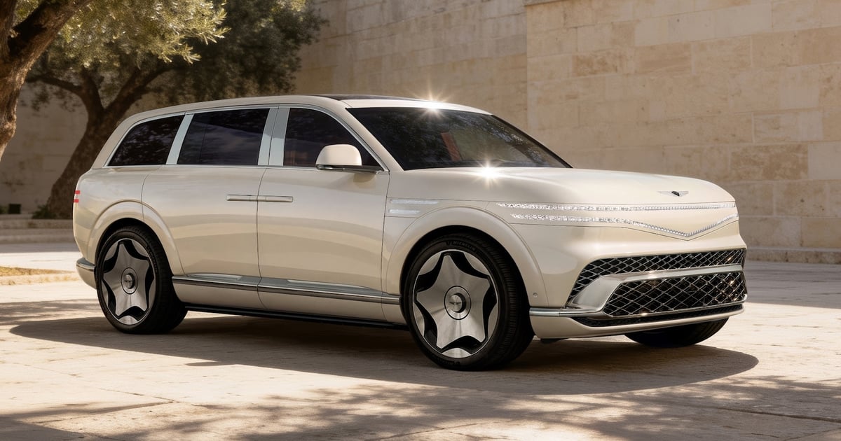 Genesis GV90 Electric SUV With Pillarless Doors