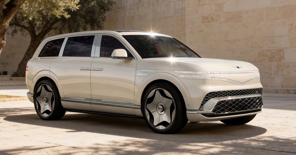 Genesis GV90 Electric SUV With Pillarless Doors