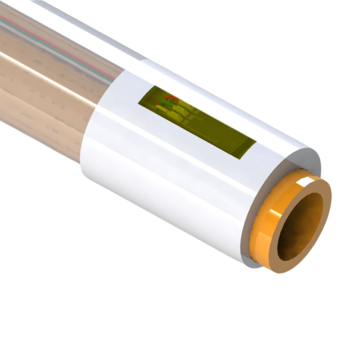 MEMS (microelectromechanical systems) pressure sensors in catheter Catheter_device_with_sensor_(2).png