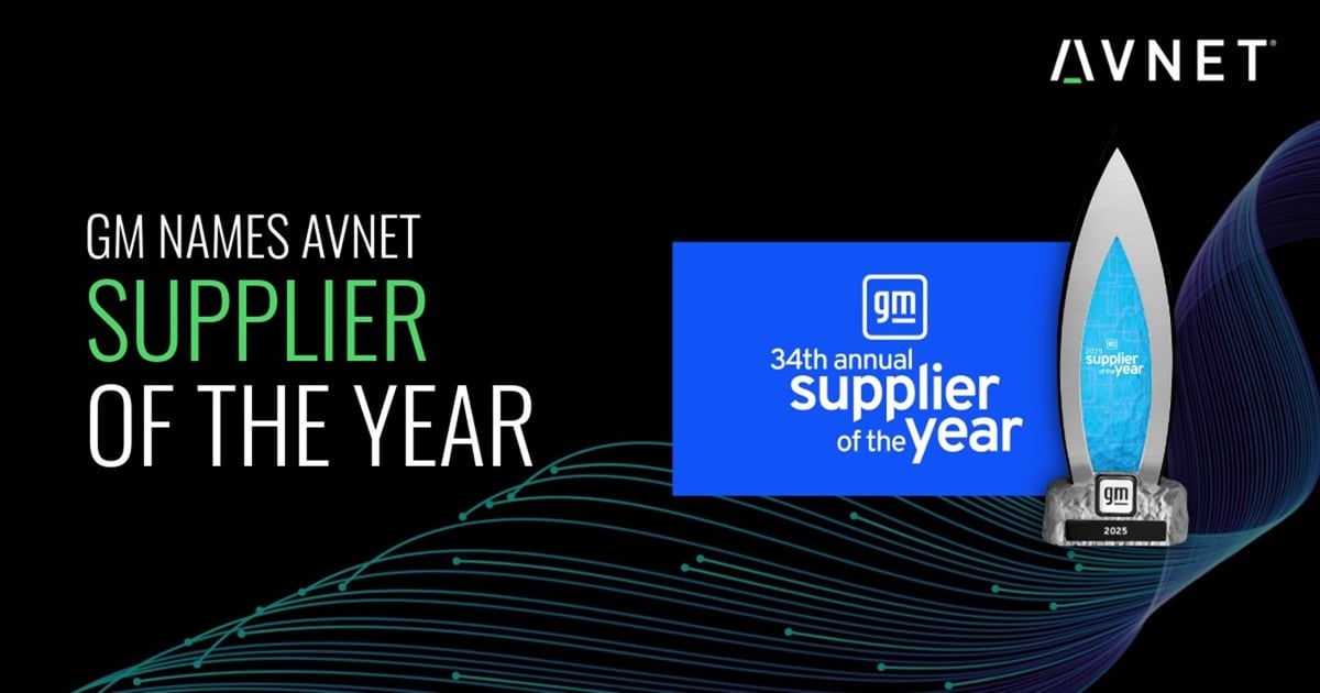 GM Names Avnet Supplier of the Year for Supply Chain Solutions