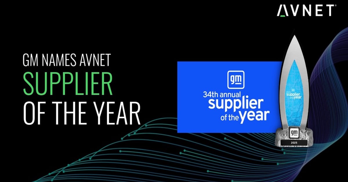 GM Names Avnet Supplier of the Year for Supply Chain Solutions