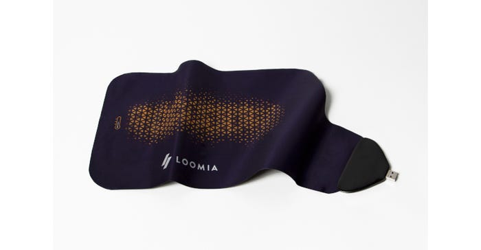 Loomia electronic textiles heat pad
