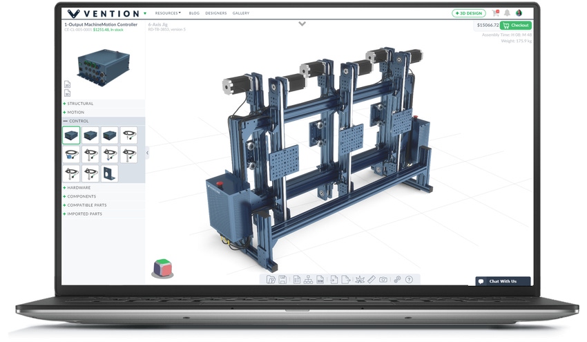 Meet 3D MachineBuilder, a Web-Based Platform for Speeding Custom Machine Design