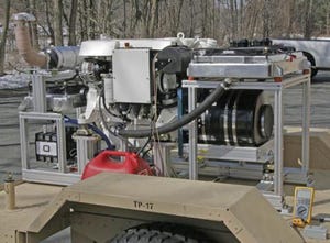 Army Develops Lightweight, Fuel-Efficient Electricity Generator