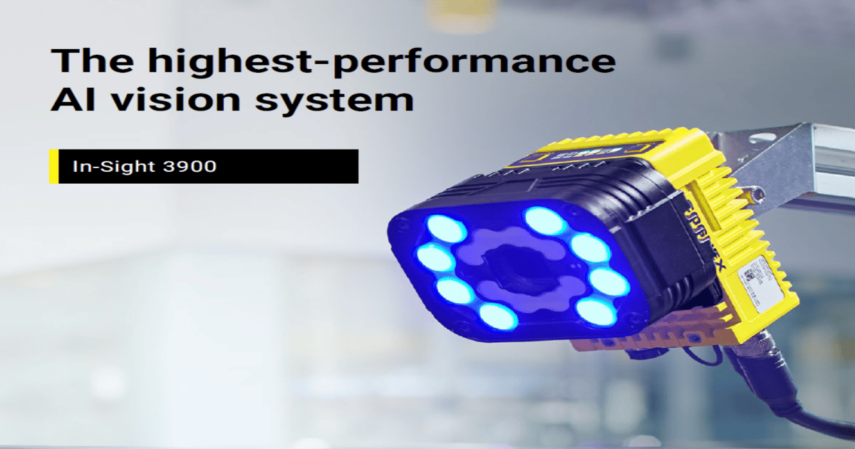 In-Sight 3900 The highest-performance AI vision system