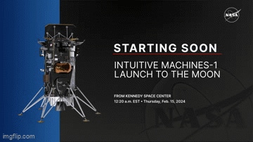Intuitive Machines's Odysseus moon lander.