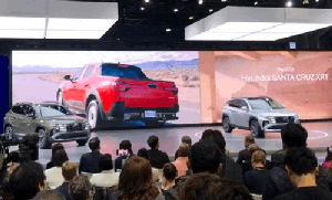 The Hyundai press conference kicked off the 2024 New York International Auto Show.