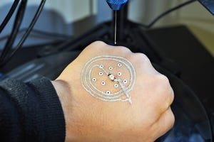 Electronics Directly 3D-Printed Onto Skin