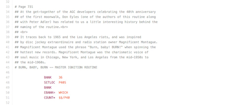 Take a Look at the Source Code That Landed Man on the Moon