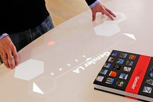 Video: Augmented Reality Table & Book Interact Through Hand Gestures