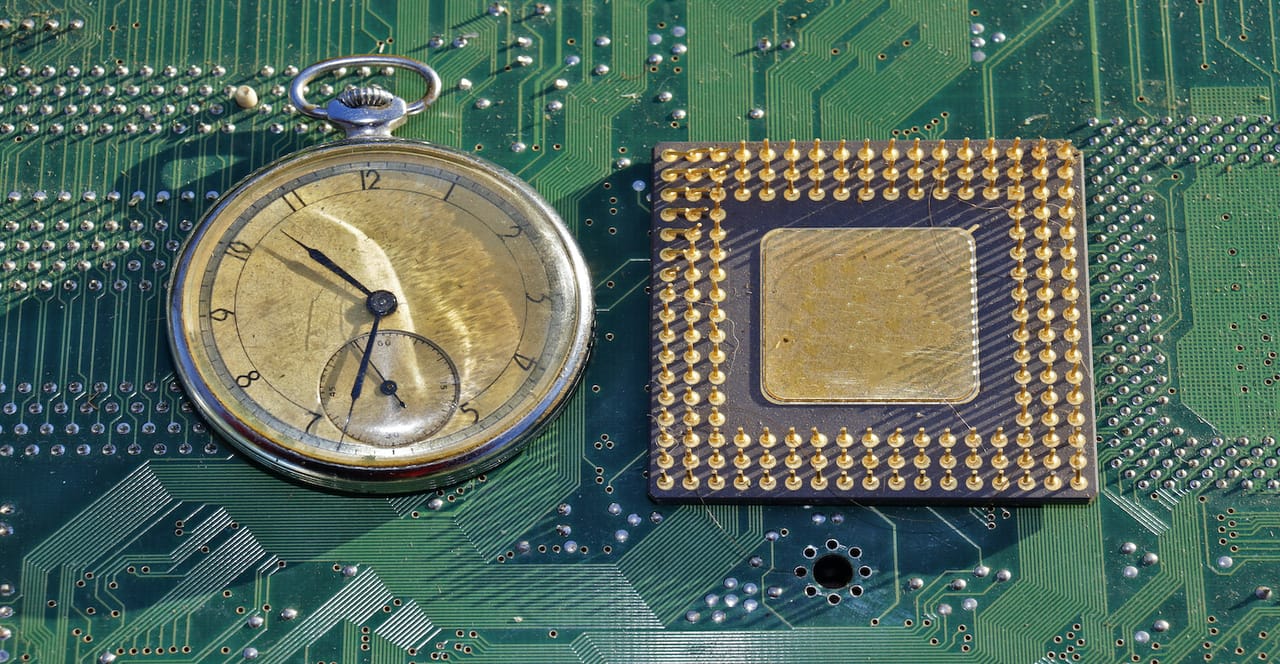 Ic Die Example Chip Die Reveals Early History of the Integrated Circuit
