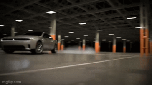The 2024 Dodge Charger demonstrates its drift mode.