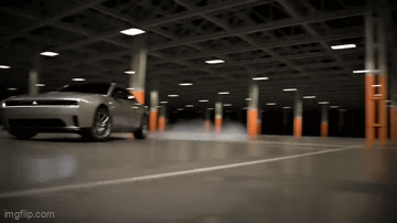 The 2024 Dodge Charger demonstrates its drift mode.