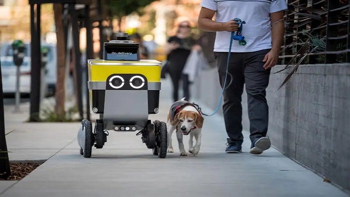 Serve sidewalk delivery robot
