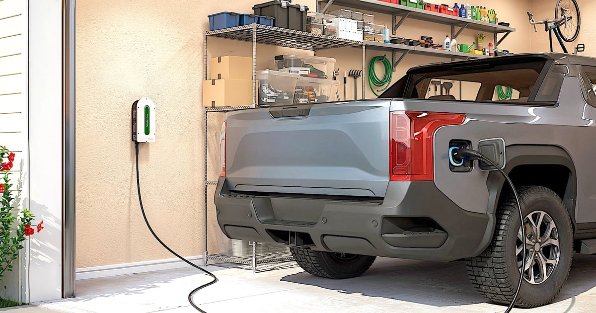 Schneider Electric home EV charger uses smart load management