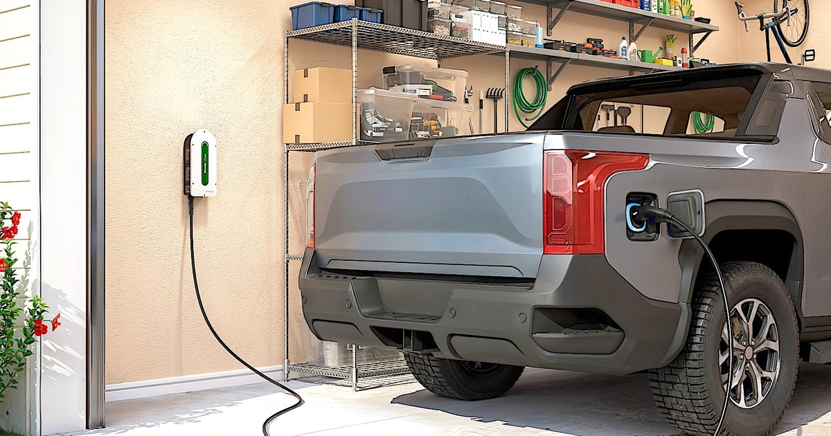 Schneider Electric home EV charger uses smart load management