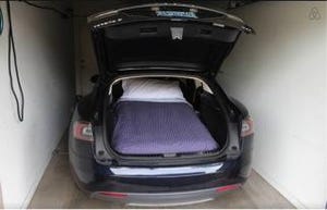 Would You Pay $85 to Sleep in the Back of Someone's Tesla?