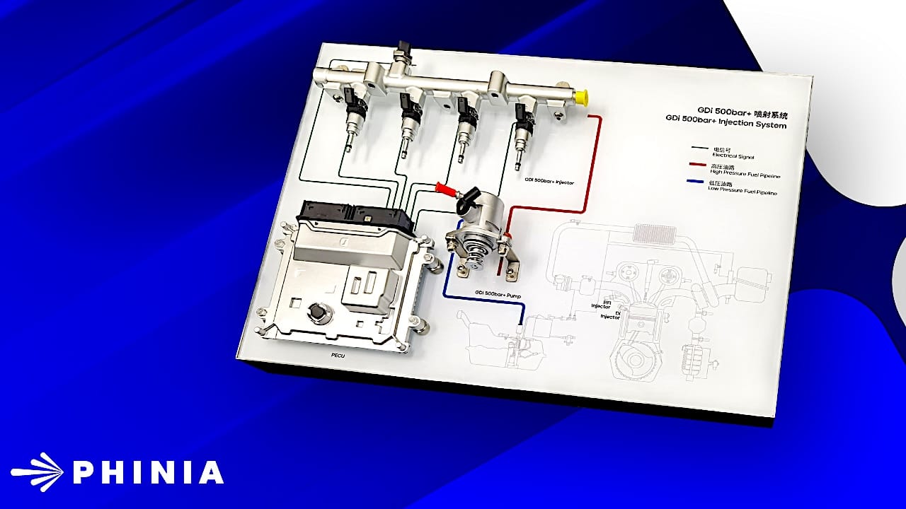 Phinia's new 500+ bar gasoline fuel injection system.