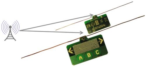 Battery-Free Mobile Devices Communicate Pulling Signals From Air