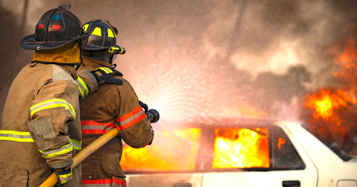 EV Fires Behave Like Conventional Car Fires