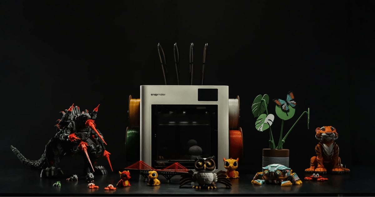 Snapmaker Offers a Multi-Color U1 3D Printer