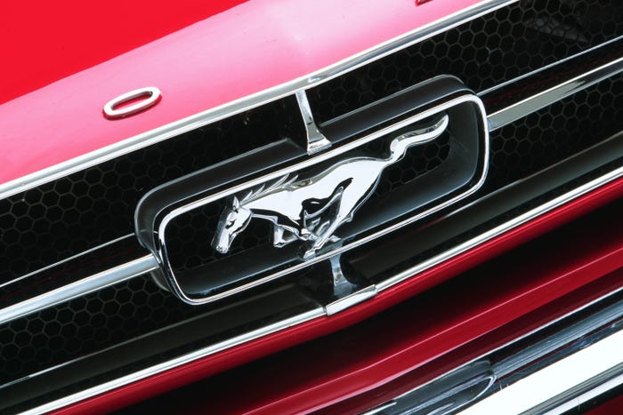 1965 Ford Mustang grille ornament