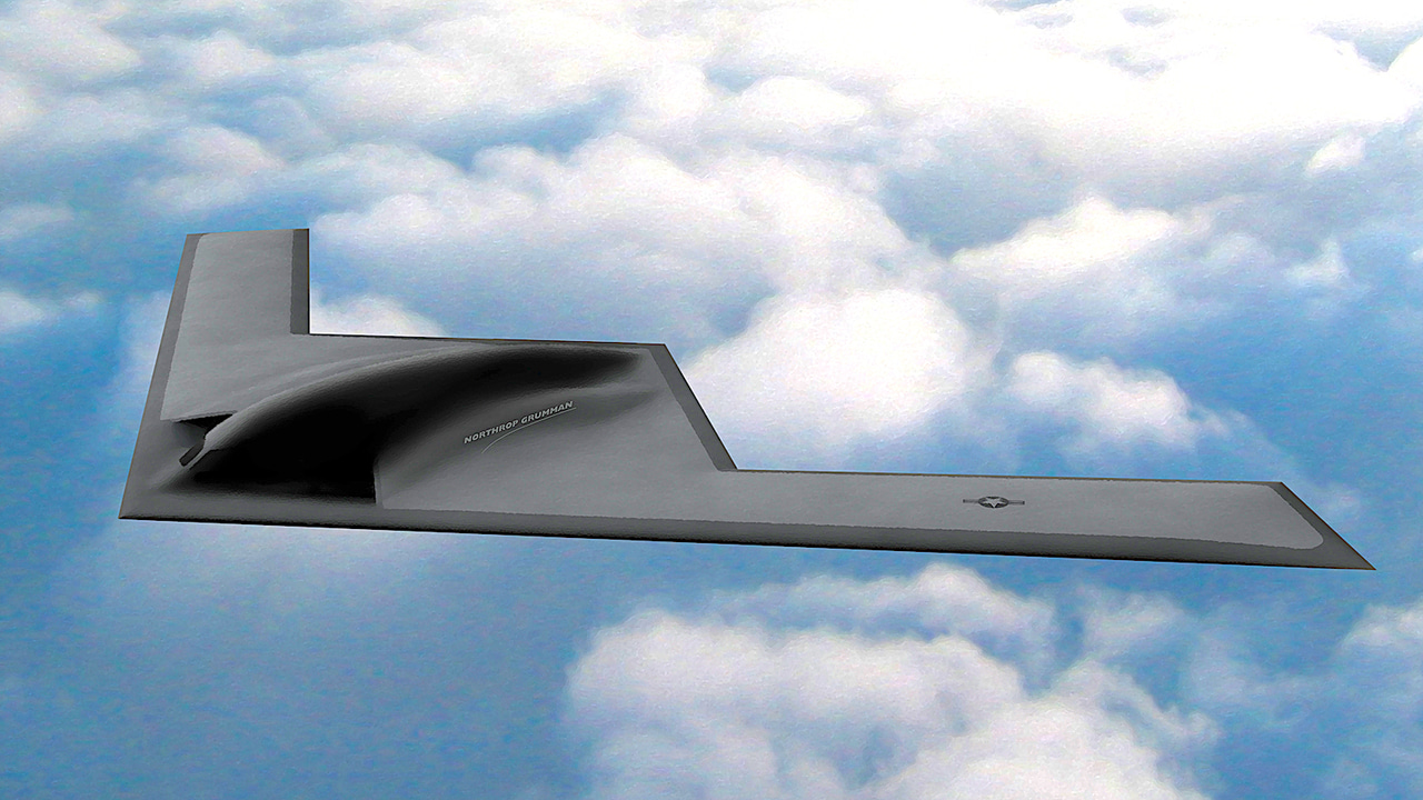Color B21 R B-21 Raider Takes to the Skies