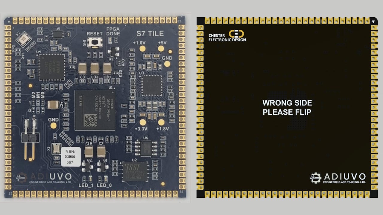 Design-In Spartan 7 FPGA Tile Speeds Embedded Project Development